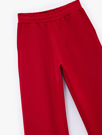 Beli Lastikli Cepli Bol Paça Pantolon