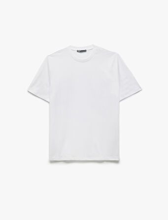 Kısa Kollu Bisiklet Yaka Pamuklu 3'lü Basic Tişört Seti