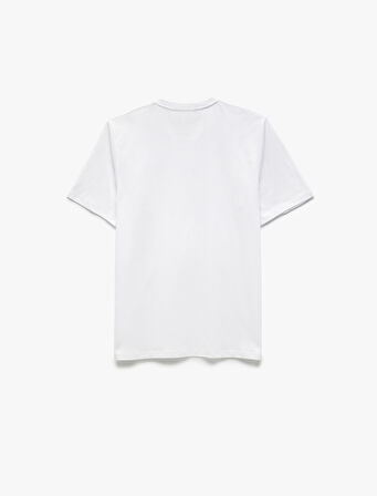 Kısa Kollu Bisiklet Yaka Pamuklu 3'lü Basic Tişört Seti