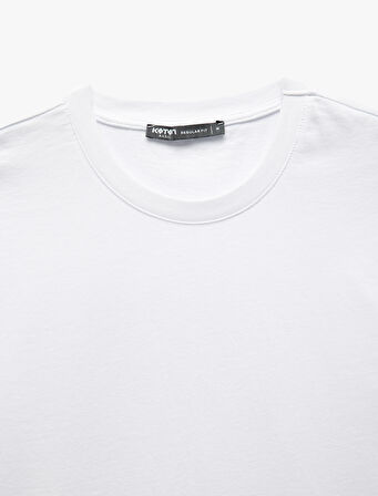 Kısa Kollu Bisiklet Yaka Pamuklu 3'lü Basic Tişört Seti