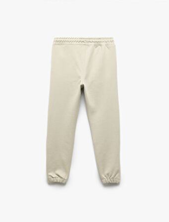 Beli Lastikli Cep Detaylı Basic Jogger Eşofman Altı