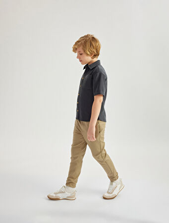 Cep Detaylı Beli Bağlamalı Basic Jogger Eşofman Altı 