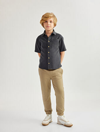 Cep Detaylı Beli Bağlamalı Basic Jogger Eşofman Altı 