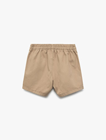Pamuklu Gabardin Şort Etek