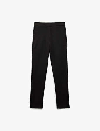 Yüksek Bel Slim Fit Cigarette Pantolon