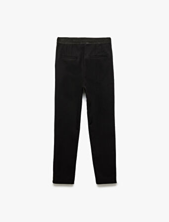 Yüksek Bel Slim Fit Cigarette Pantolon