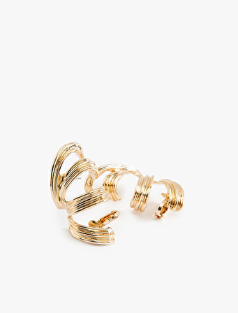 8'li Kıkırdak Earcuff Küpe Seti