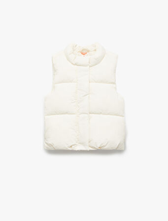 Dik Yaka Kolsuz Çıtçıt Kapamalı Şişme Yelek