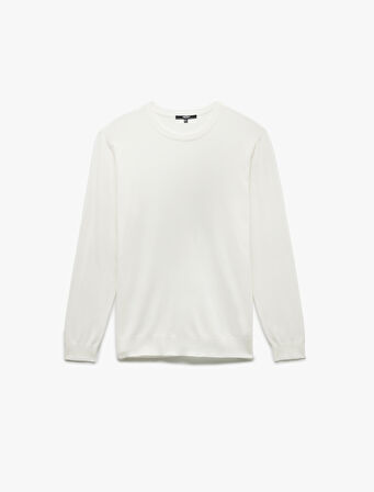 Uzun Kollu Bisiklet Yaka Basic Triko Kazak