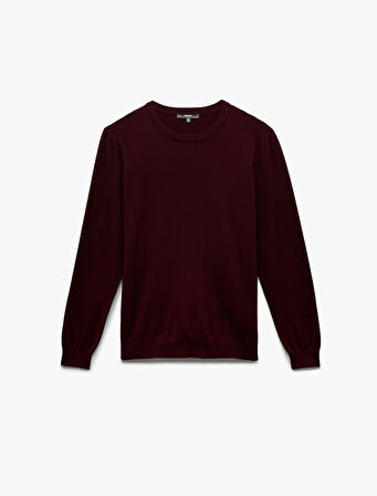 Uzun Kollu Bisiklet Yaka Basic Triko Kazak