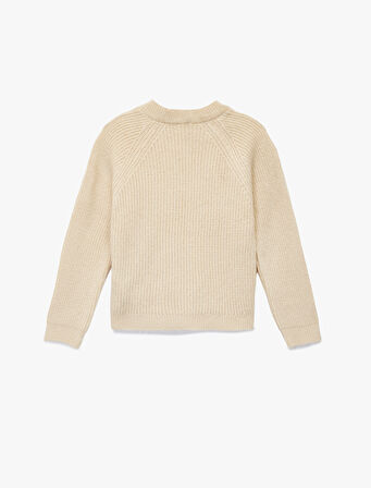 Uzun Kollu Bisiklet Yaka Basic Triko Kazak