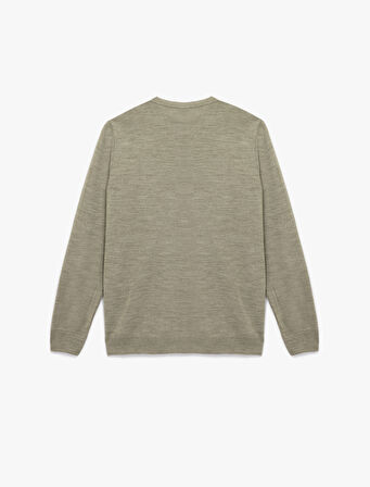 Uzun Kollu Bisiklet Yaka Basic Triko Kazak