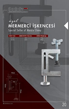 BULUT Özel Mermerci İşkencesi 8 cm