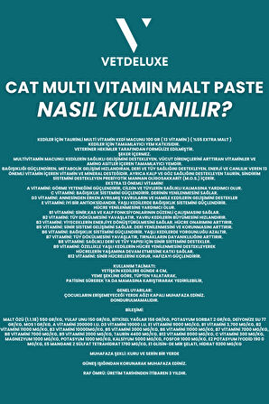 Multivitamin Malt Paste Taurin ve 13 Farklı Vitamin İçeren Malt Macun 100 Gr