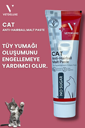 Anti Hairball Adult Cat Malte Paste Tüy Yumağı Önleyici Yetişkin Kedi Malt Macunu 100 Gr