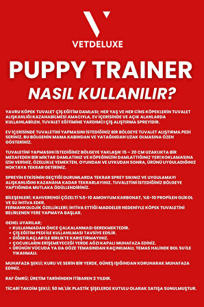 Puppy Trainer Yavru Köpekler İçin Tuvalet Eğitim Spreyi Çiş Eğitim Damlası 50 Ml