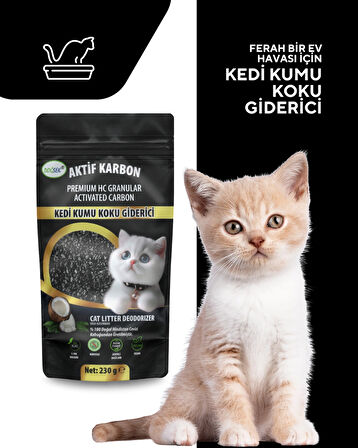 DOĞSEK Kedi Kumu Koku Giderici Premium HC Granular Activated Carbon 230 gr