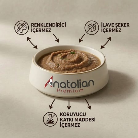 Anatolian Premium Tavuklu Ezme Yetişkin Kedi Konservesi 6'lı (6 x 400 gr)