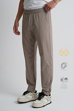 Taş - 3XL Lacivert Beli Bağcıklı Arka Cep Detaylı Rahat Kalıp Erkek Eşofman Alt