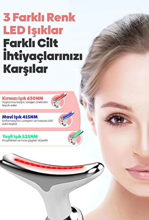 Sheland Pro 3 Programlı Yüz Ve Boyun Kırışıklık Karşıtı Ve Giderici Ems Güzellik Cihazı