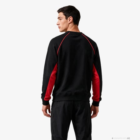 Reflect Türkiye Voleybol Federasyonu  Erkek Siyah Sweatshirt