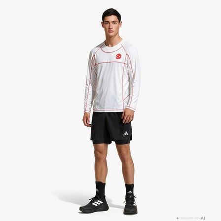 Reflect Türkiye Voleybol Federasyonu Erkek Nakışlı Beyaz T-Shirt