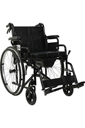 Medikalcim G-120 Klozetli Manuel Tekerlekli Sandalye / Commode Manual Wheelchair