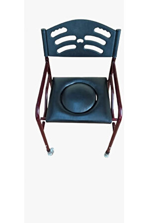 Medikalcim MEDİKALCİM Derili Hasta Tuvalet Sandalye