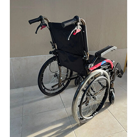 Medikalcim  GK863LAJ-20 Jet Black Transfer Alüminyum Tekerlekli Sandalye