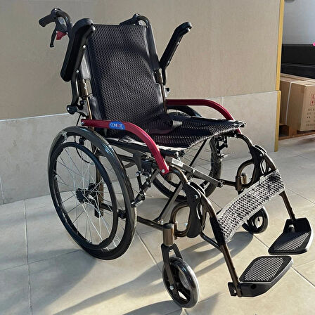 Medikalcim  GK863LAJ-20 Jet Black Transfer Alüminyum Tekerlekli Sandalye