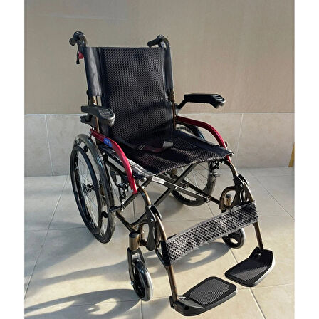 Medikalcim  GK863LAJ-20 Jet Black Transfer Alüminyum Tekerlekli Sandalye