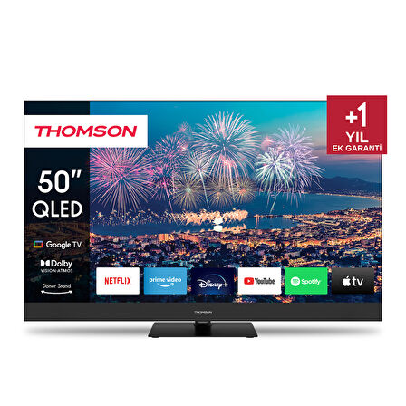 Thomson 50QG6C14 UHD 50" 126 Ekran Uydu Alıcılı Google Smart Qled Plus TV