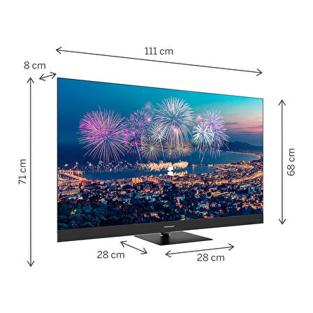 Thomson 50QG6C14 UHD 50" 126 Ekran Uydu Alıcılı Google Smart Qled Plus TV
