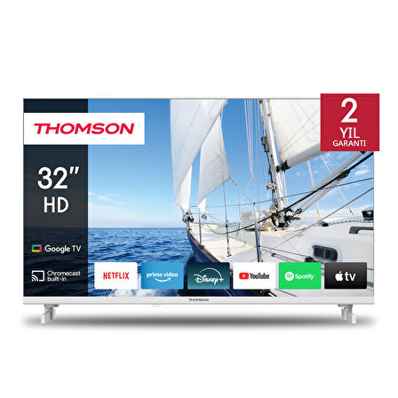 Thomson 32HG2S14W 32" 80 Ekran Uydu Alıcılı HD Google Smart LED TV Beyaz