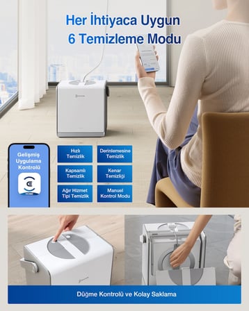 Ecovacs Winbot W2 Pro Omni Cam Silme Robotu ve Cam Silme Solüsyonu