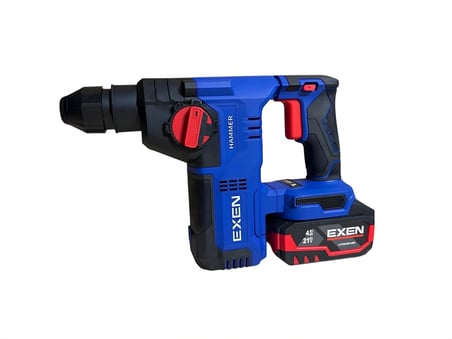 EXEN EN 404 SET - 21V 4Ah Kömürsüz Şarjlı Makina 4'lü Set EX018042