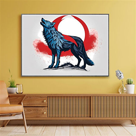ASİL KURT 1 70X50CM KARTON ÇERÇEVESİZ TABLO