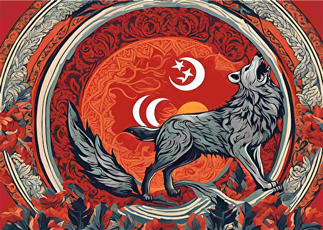 ASİL KURT 11 70X50CM KARTON ÇERÇEVESİZ TABLO