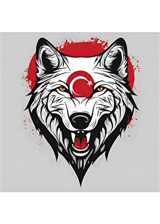 ASİL KURT 17 50X50CM PVC ÇERÇEVESİZ TABLO