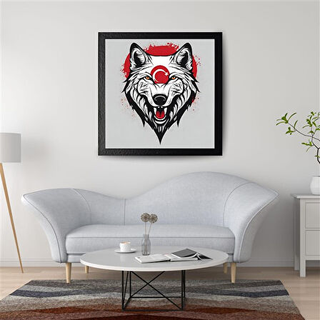 ASİL KURT 17 50X50CM PVC ÇERÇEVESİZ TABLO