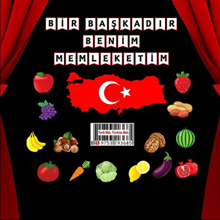 Ti-Play TUTUM VE YERLİ MALI HAFTASI OKUL PANO SÜSÜ (Bir Başkadır Benim Memleketim)