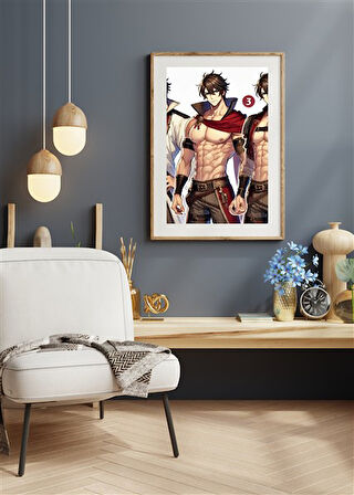 Tİ-PLAY ZAKA ANİME SERİES ARTHEON AS16 35X50 CM ÇERÇEVESİZ KARTON POSTER UV BASKI