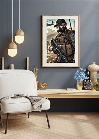 Tİ-PLAY ZAKA ANİME SERİES THALORİON AS43 35X50 CM ÇERÇEVESİZ KARTON POSTER UV BASKI