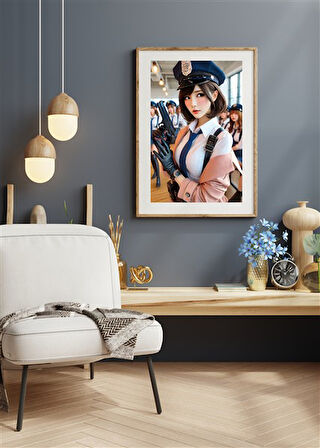 Tİ-PLAY ZAKA ANİME SERİES MELİTHRA AS46 35X50 CM ÇERÇEVESİZ KARTON POSTER UV BASKI