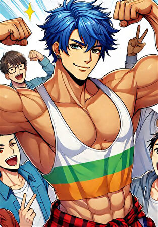 Tİ-PLAY ZAKA ANİME SERİES AZORİON AS54 35X50 CM ÇERÇEVESİZ KARTON POSTER UV BASKI