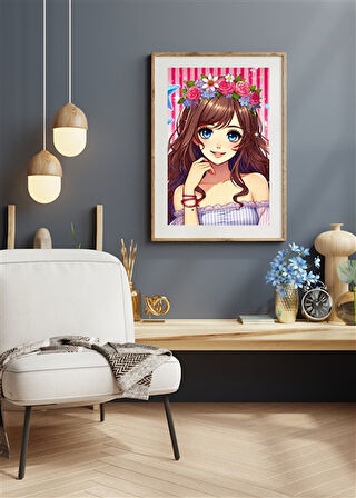 Tİ-PLAY ZAKA ANİME SERİES AZALİTH AS86 35X50 CM ÇERÇEVESİZ KARTON POSTER UV BASKI