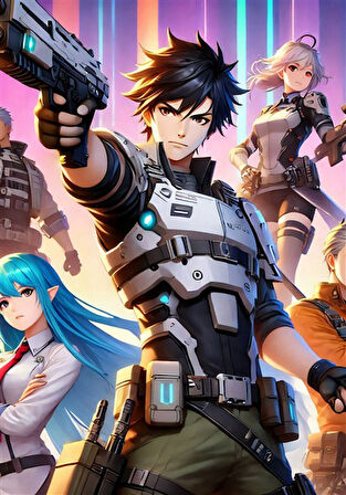 Tİ-PLAY ZAKA ANİME SERİES VAELARİS AS113 35X50 CM ÇERÇEVESİZ KARTON POSTER UV BASKI