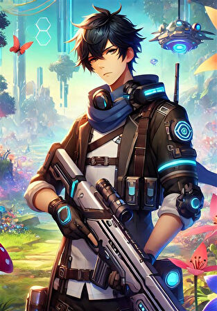 Tİ-PLAY ZAKA ANİME SERİES NYNTHOR AS160 35X50 CM ÇERÇEVESİZ KARTON POSTER UV BASKI