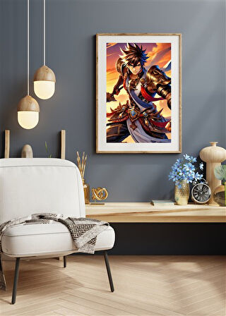 Tİ-PLAY ZAKA ANİME SERİES THALYON AS181 35X50 CM ÇERÇEVESİZ KARTON POSTER UV BASKI