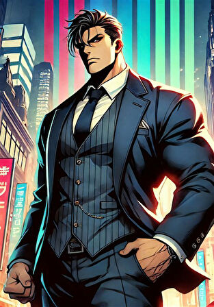 Tİ-PLAY ZAKA ANİME SERİES ZERYTHAR AS221 35X50 CM ÇERÇEVESİZ KARTON POSTER UV BASKI